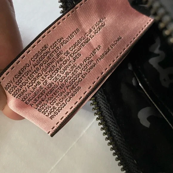 Vintage Juicy Couture Royal Juicy Black Velour Bag from 2009 With Original Tags - Picture 6 of 14